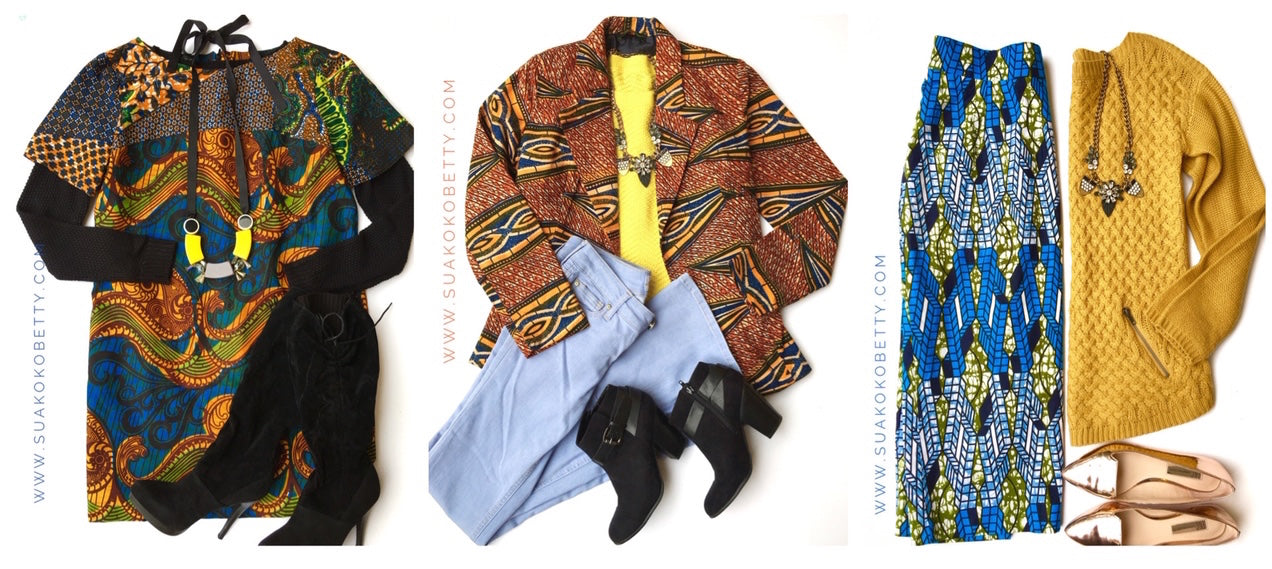 How to wear African prints in the winter