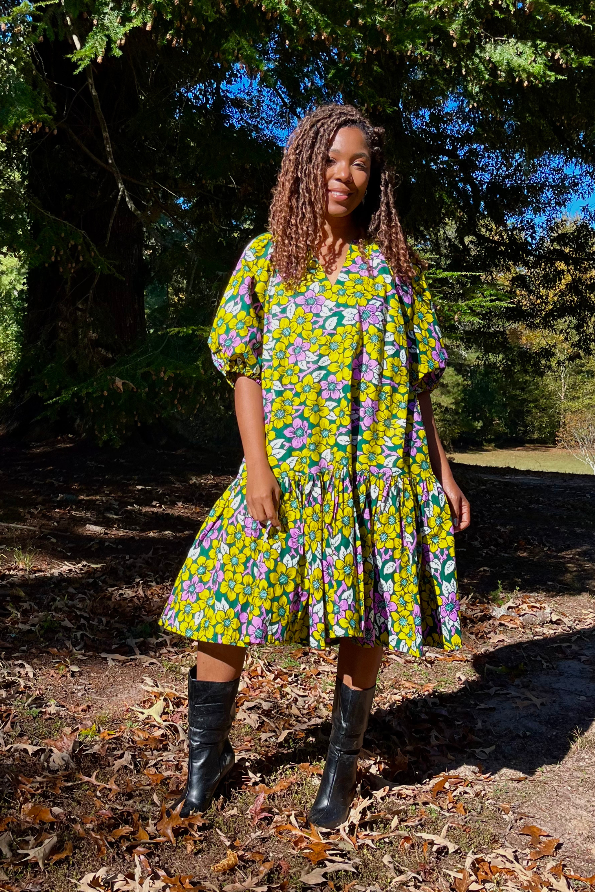 Gwen Dress - Lime - suakoko betty