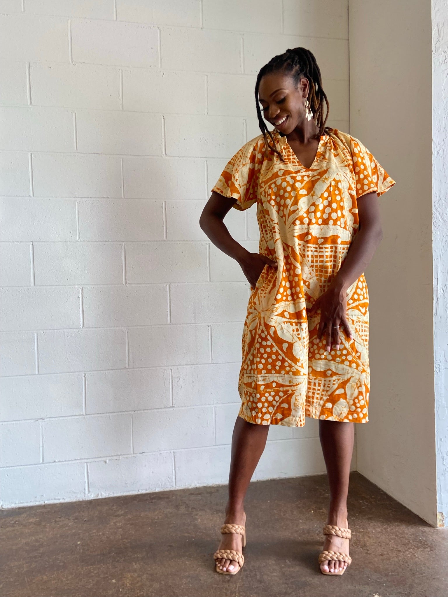 Dinah Dress - Marigold - suakoko betty