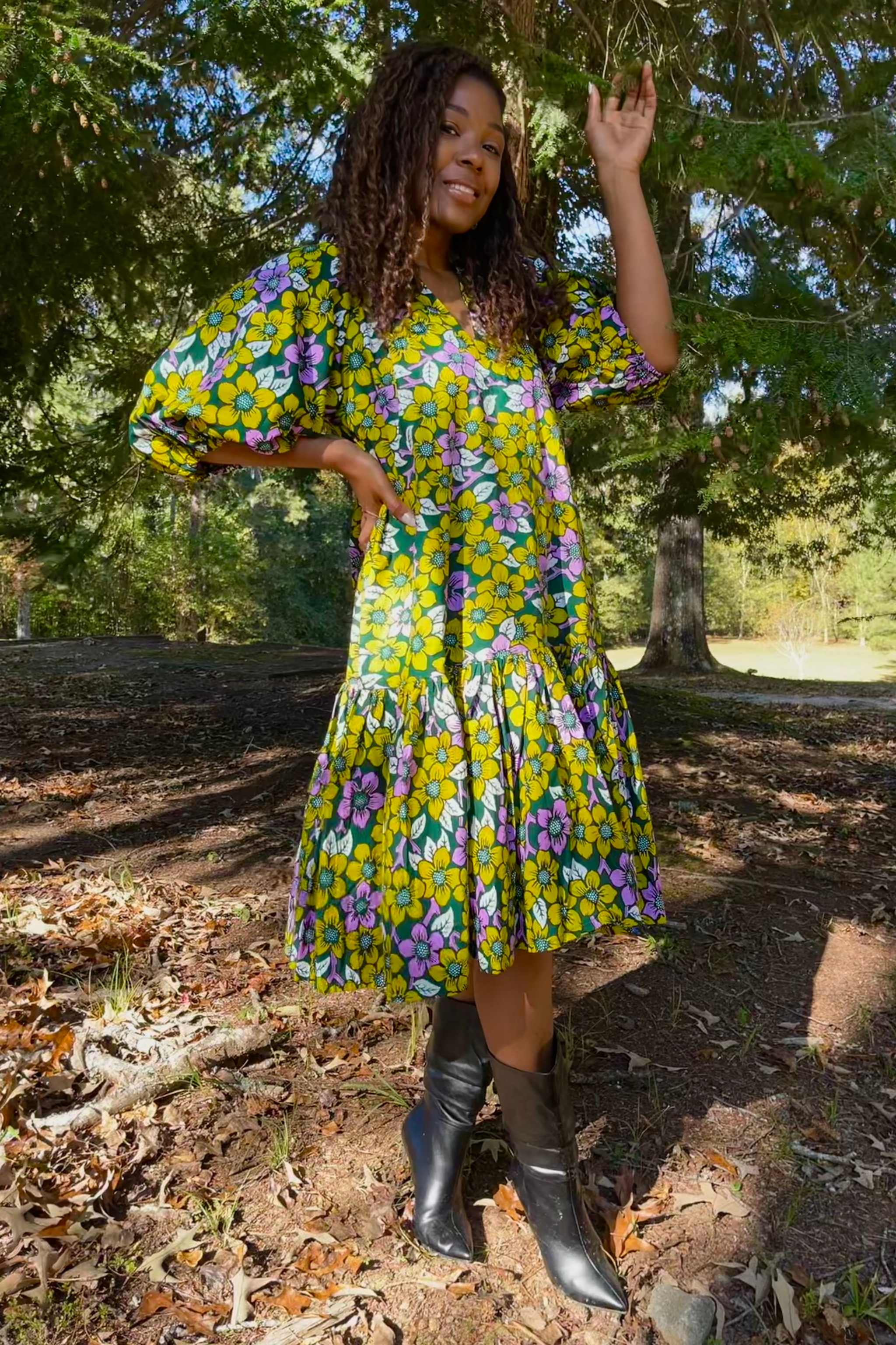 Gwen Dress - Lime - suakoko betty