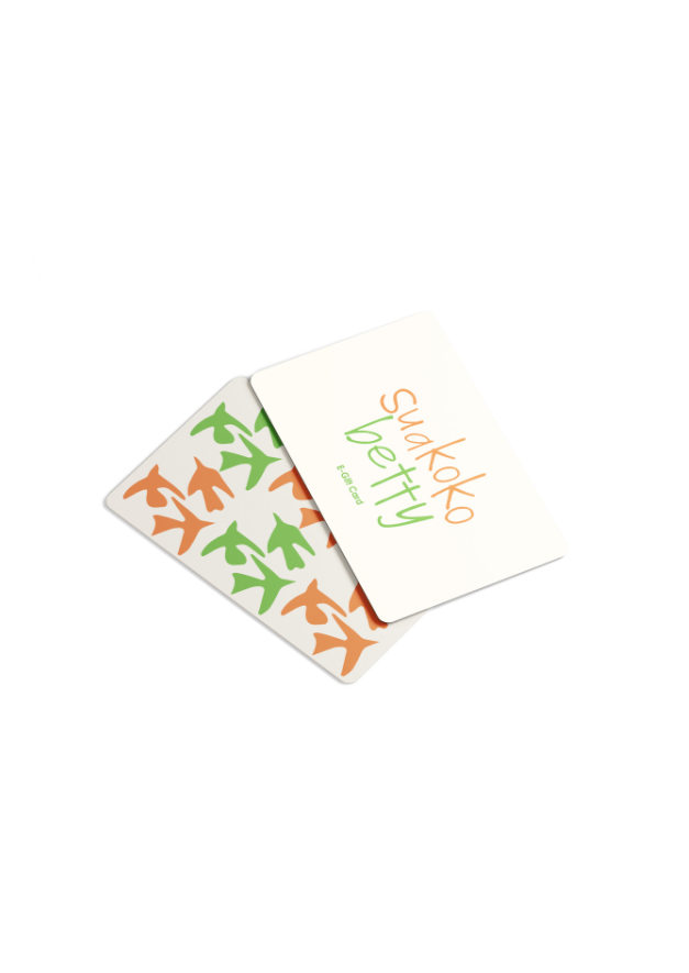 suakoko betty Gift Card - suakoko betty