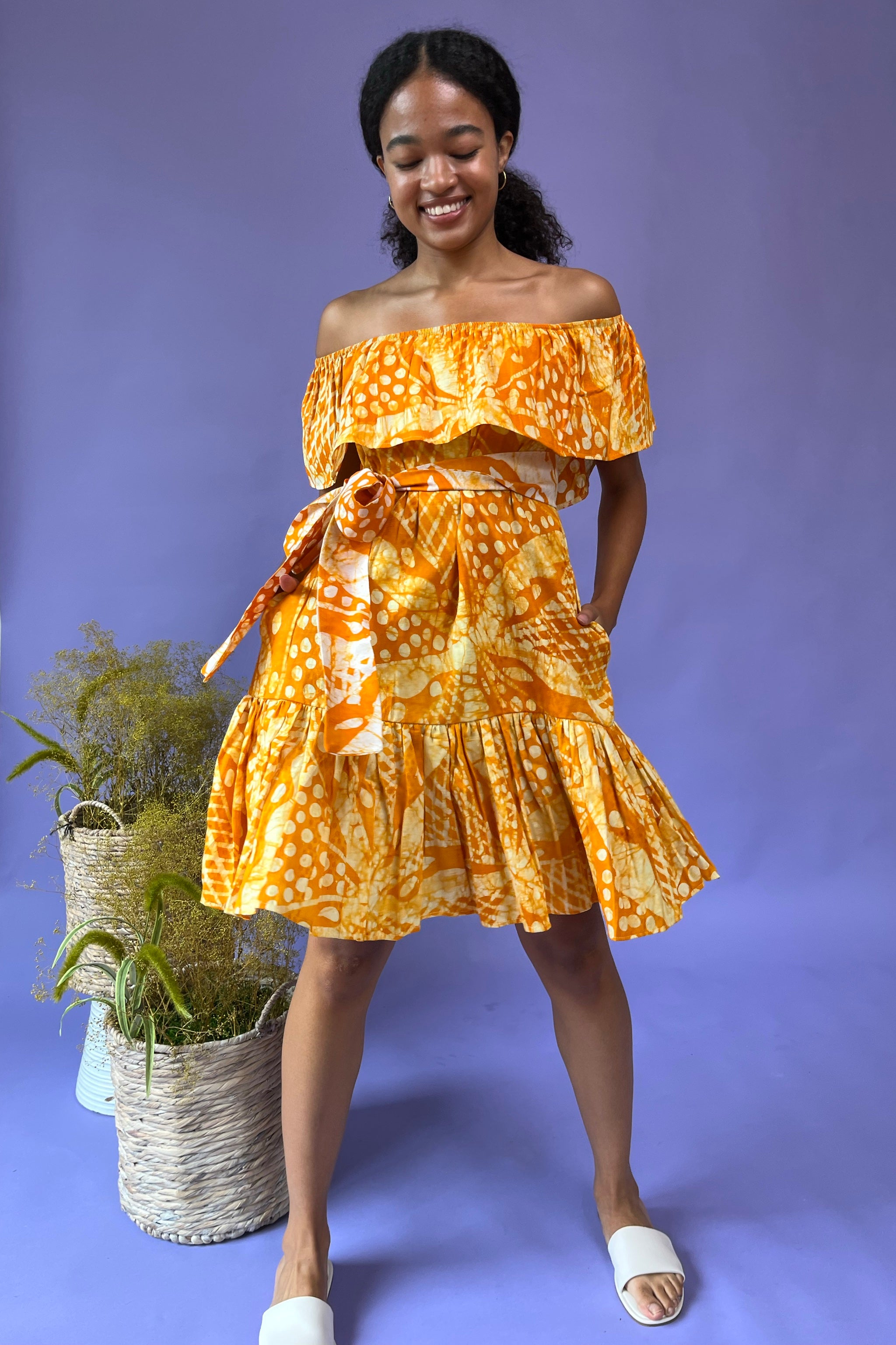 Jowo Dress - Marigold - suakoko betty