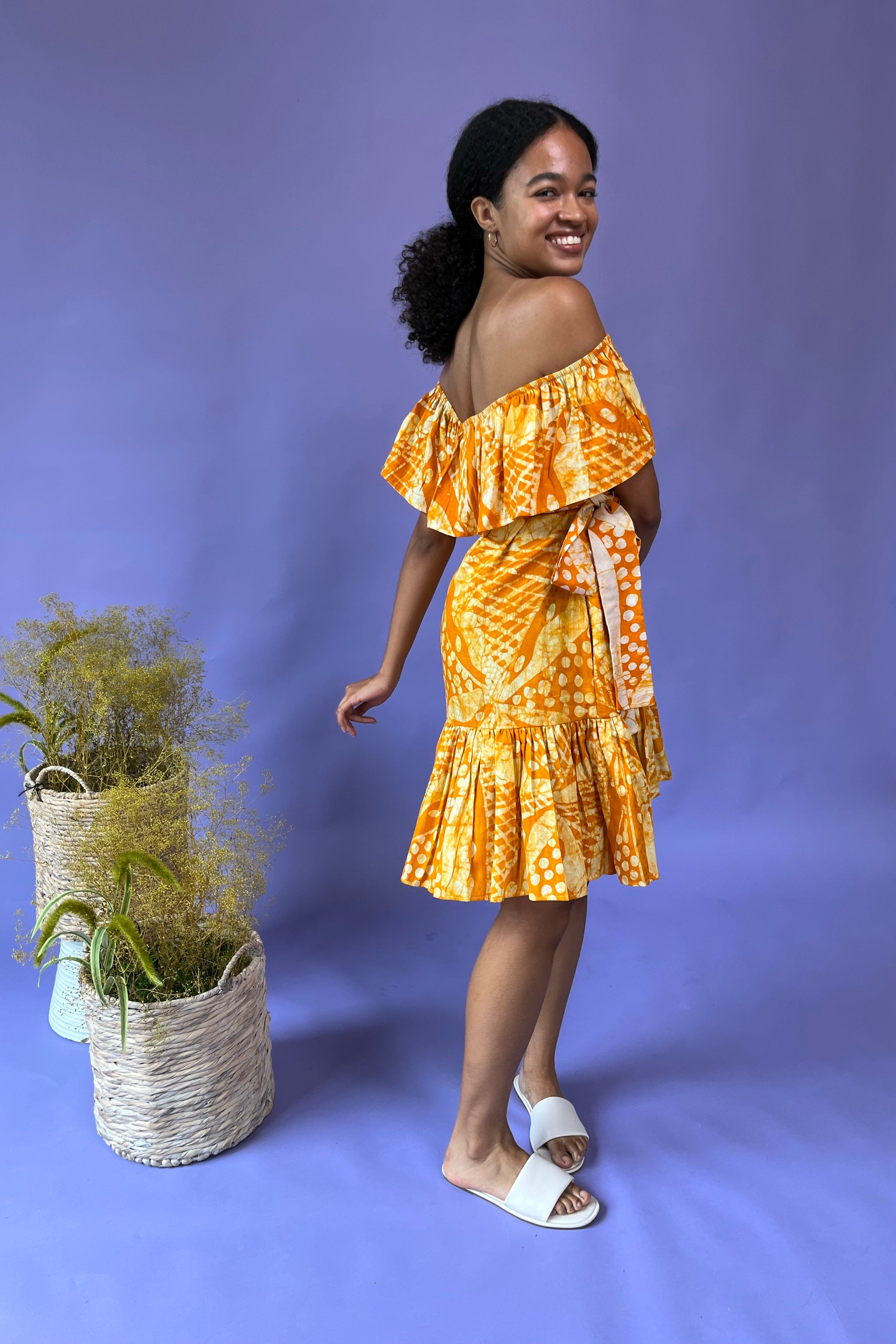 Jowo Dress - Marigold - suakoko betty