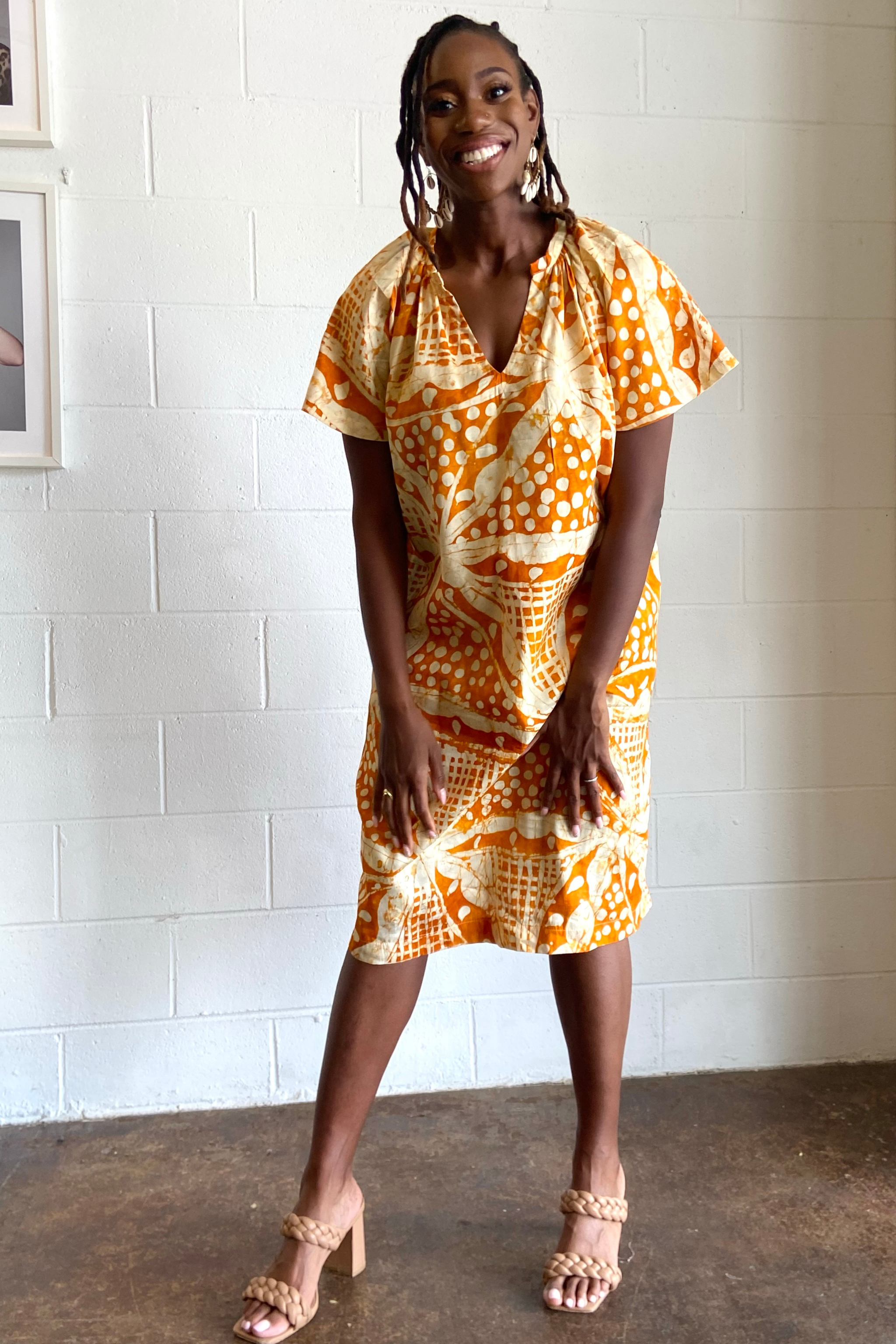 Dinah Dress - Marigold - suakoko betty