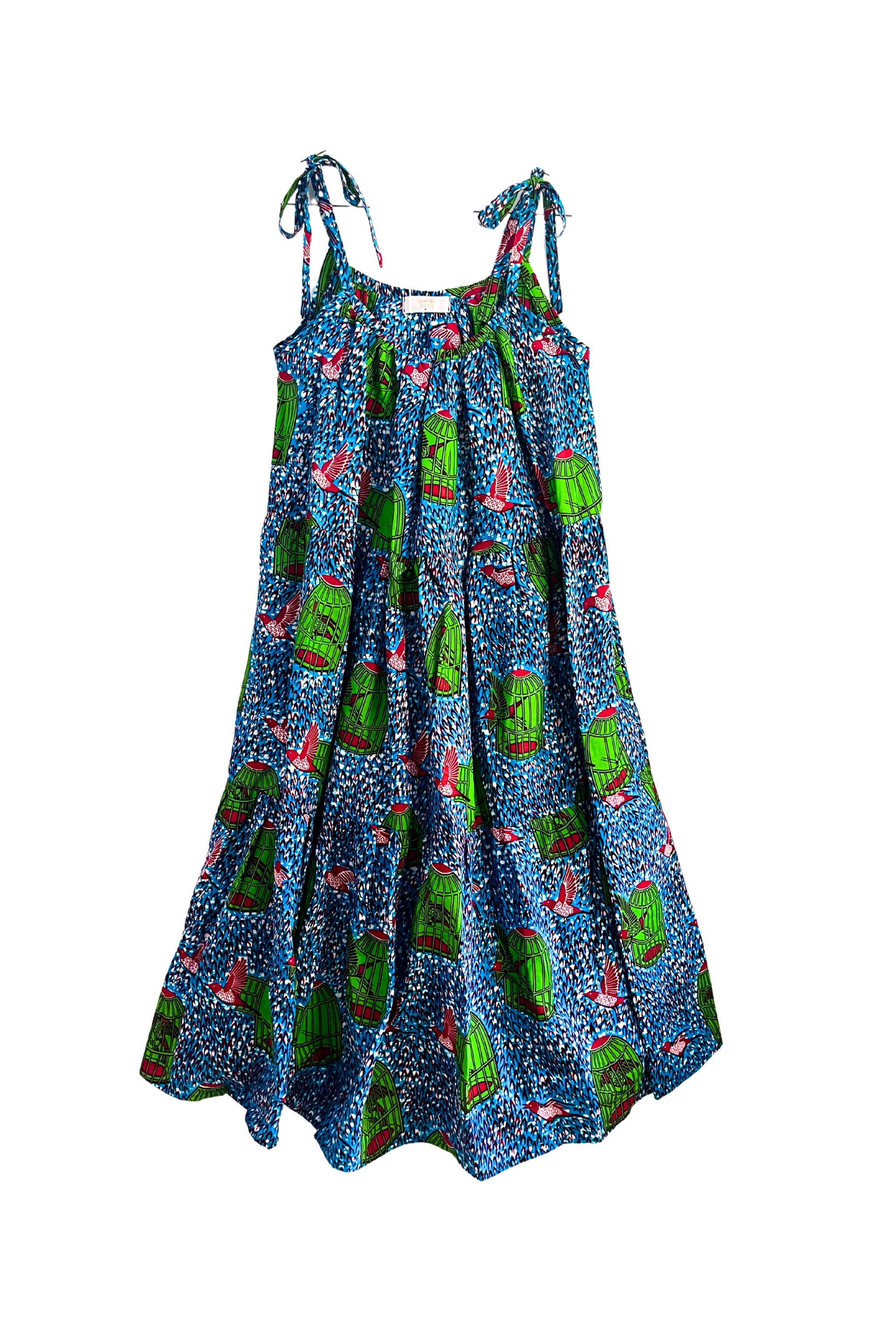 Aisha Dress - Negril Blue - suakoko betty